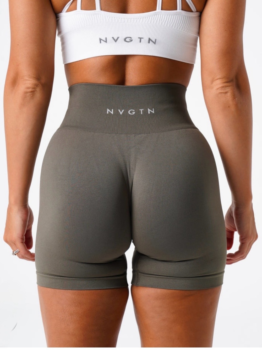 NVGTN Seamless Green Shorts Size Small